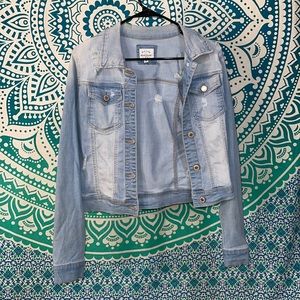 Basic denim wax jean - jean jacket